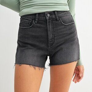 JUST USA BLACK DENIM SHORTS